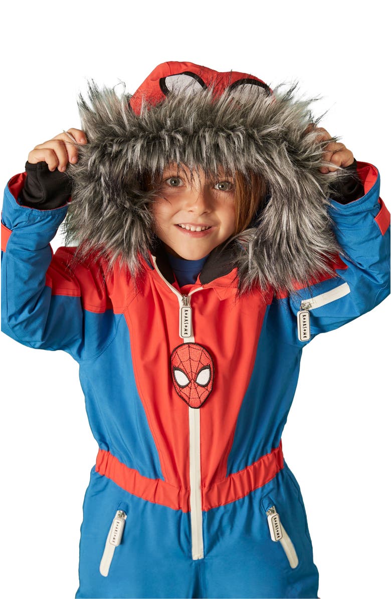 Roarsome Spiderman Ski Suit, Alternate, color, 