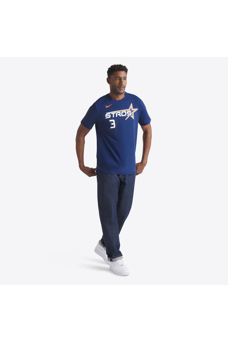 Men's Nike Jeremy Peña Navy Houston Astros 2025 City Connect Fuse Name & Number T-Shirt, Alternate, color, Navy