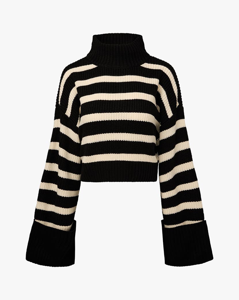 Cropped Turtle Neck Sweater - image 2