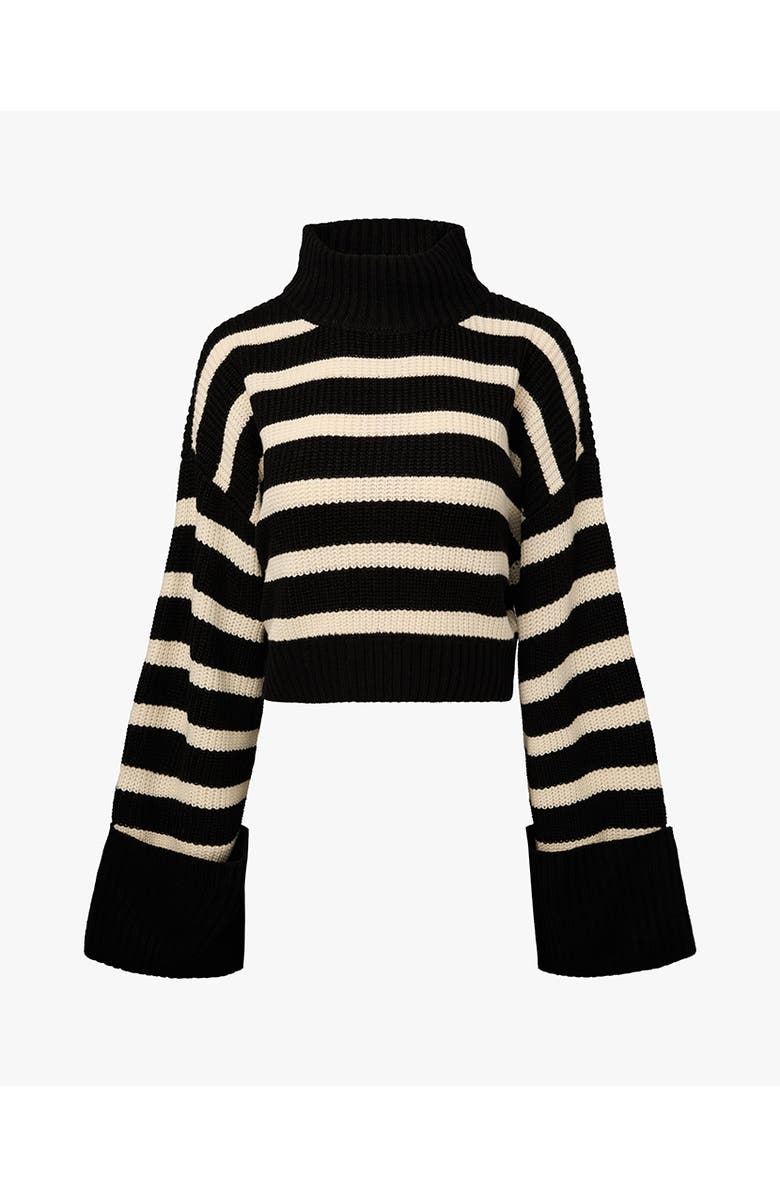 WeWoreWhat Cropped Turtle Neck Sweater, Alternate, color, 