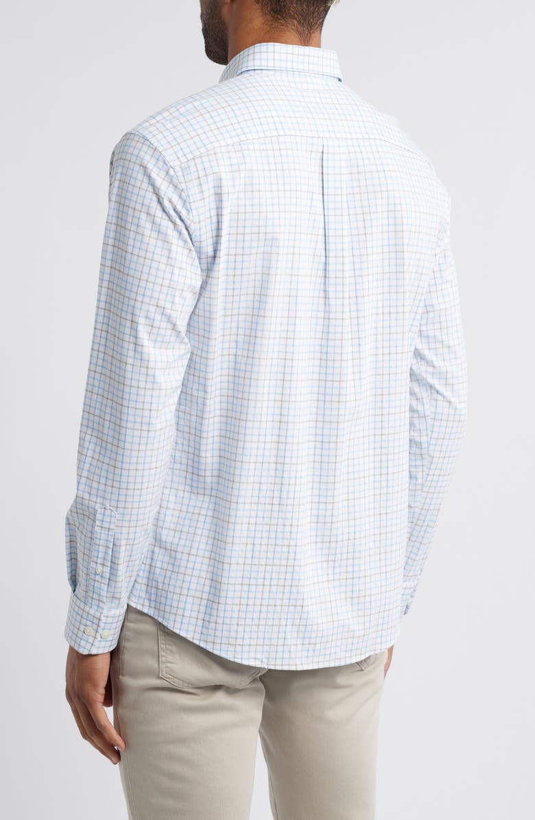 johnnie-O Paddock Plaid Button-Down Shirt, Alternate, color, Maliblu