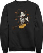 Mickey & Friends Mens Mickey & Friends Halloween X-Ray Costume Mickey Sweatshirt