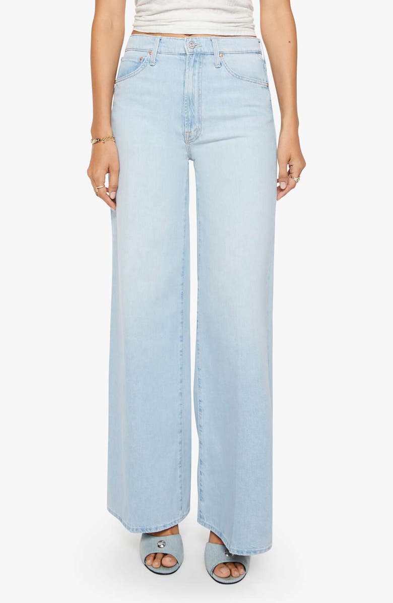 MOTHER The Ditcher Roller Skimp Wide Leg Jeans, Main, color, Shaken Not Stirred