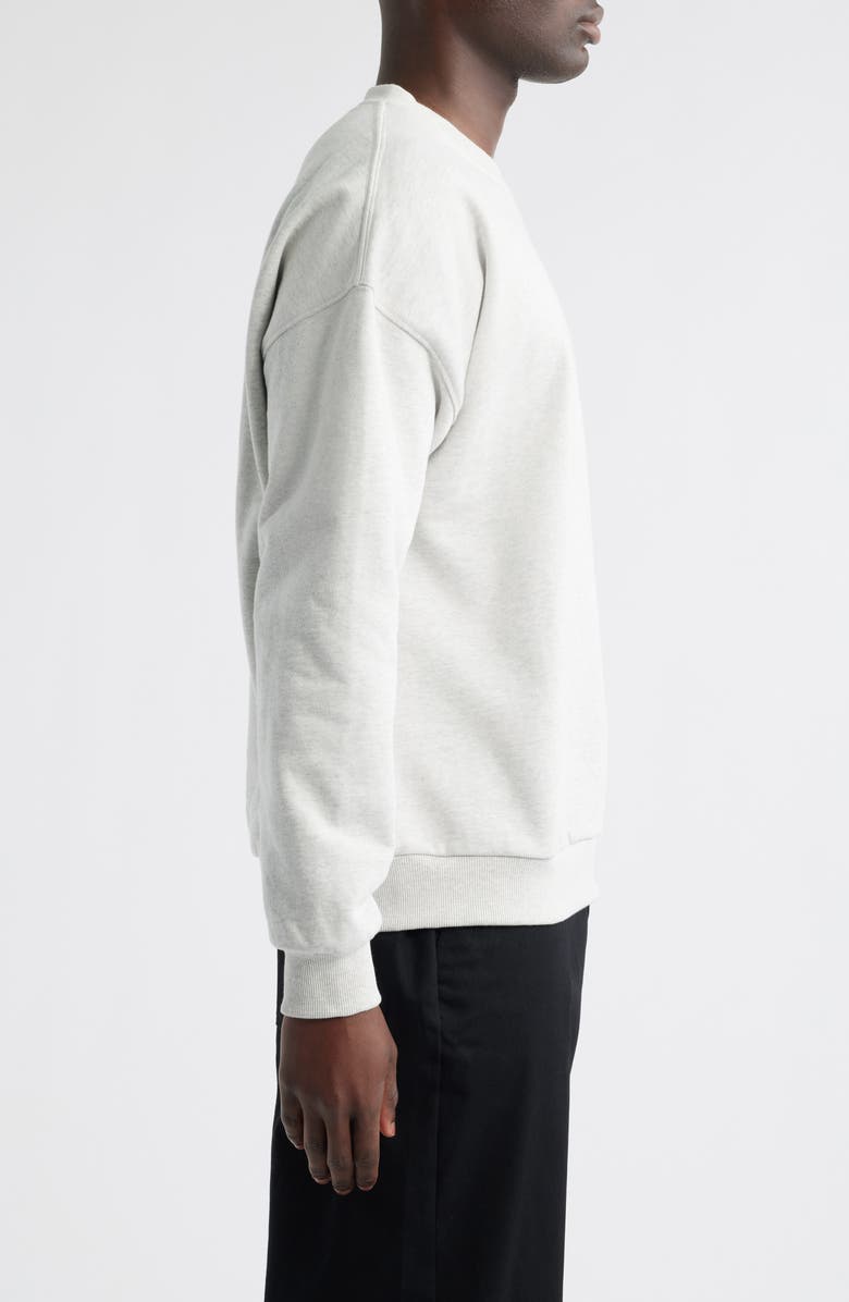 Brixton Logo Embroidered Cotton Sweatshirt, Alternate, color, 