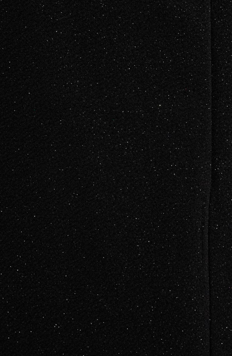 Jump Apparel Glitter Ruffle Sleeveless Dress, Alternate, color, Black