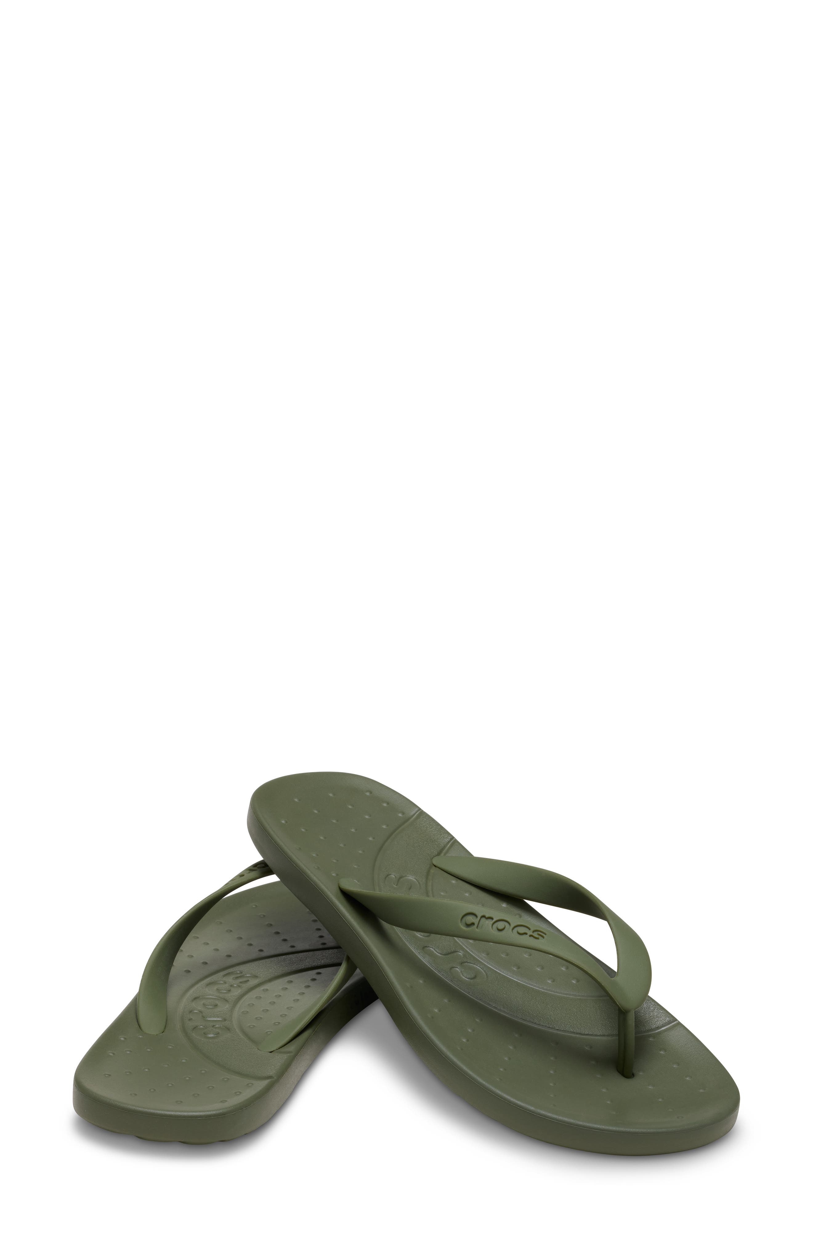 Gender Inclusive Flip Flop Sandal, Alternate, color, ARMY GREEN