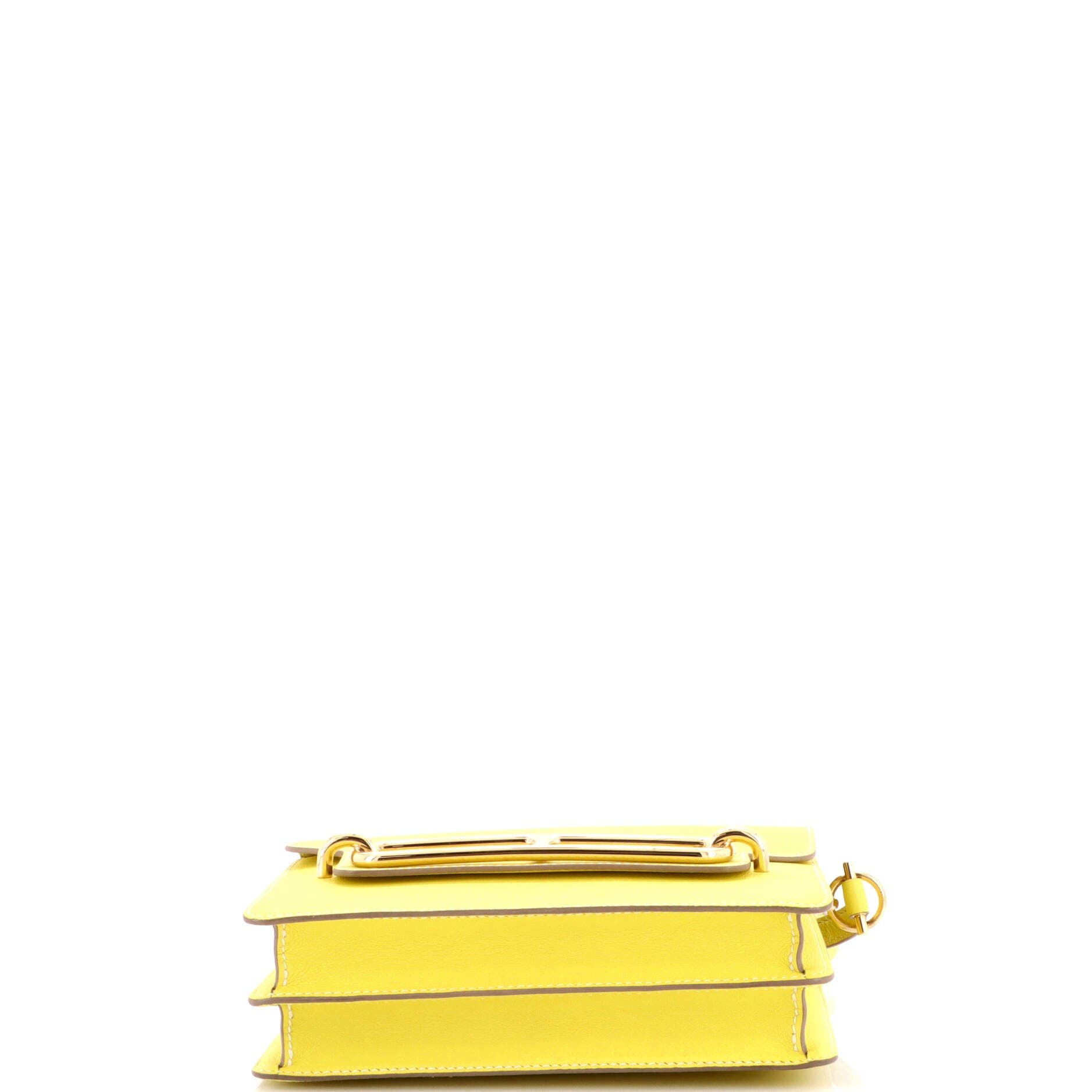 Pre-Owned Hermes Roulis Bag Evercolor 23, Alternate, color, Lime