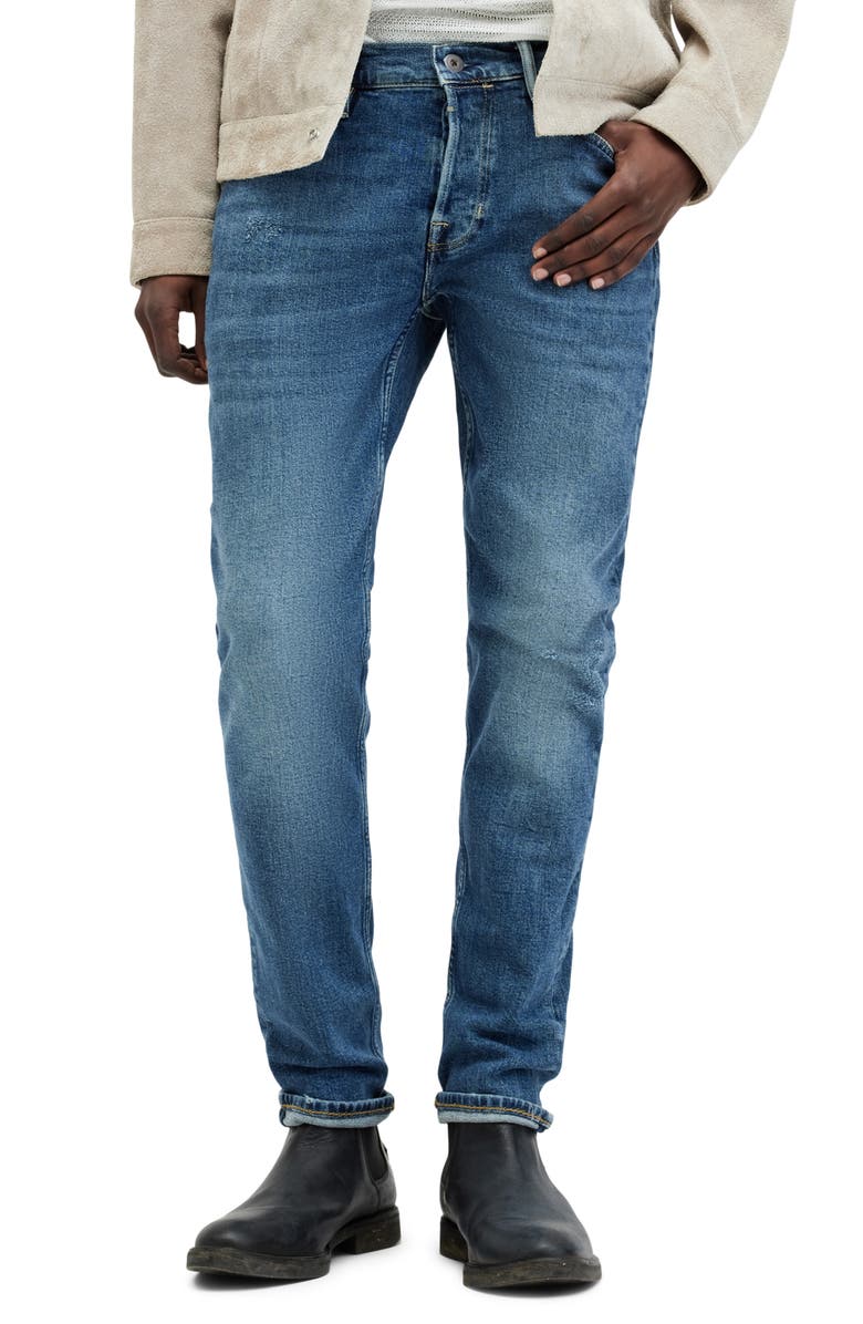 AllSaints Rex Slim Fit Jeans, Main, color, 