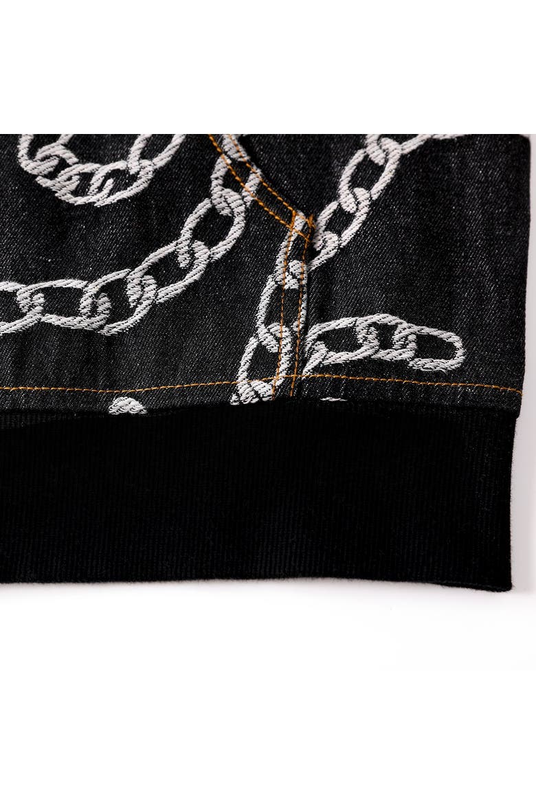 Chains Hoodie, Alternate, color, Black
