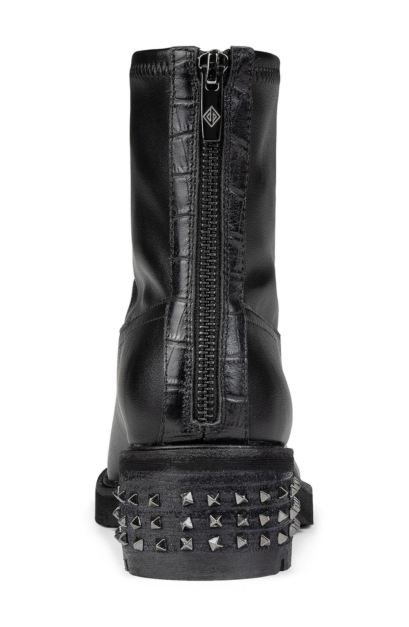 Donald Pliner Stud Bootie, Alternate, color, Black