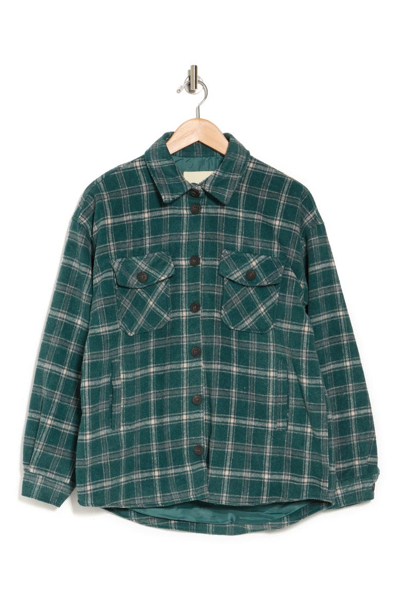 Shirt Jacket, Alternate, color, HUNTER GREEN PLAID