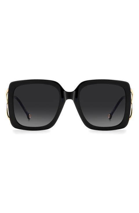 Her 56mm Square Sunglasses