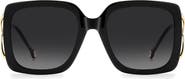 Carolina Herrera Her 56mm Square Sunglasses