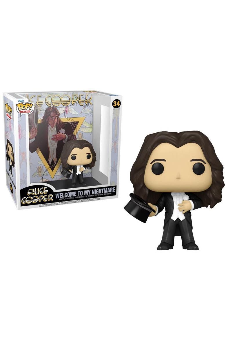 Alice Cooper (Welcome to My Nightmare) Funko Pop! Rocks Album, Main, color, Multi-Color