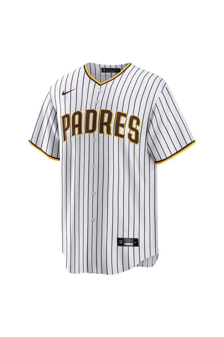 Men's Nike White San Diego Padres Home Replica Team Jersey, Alternate, color, White