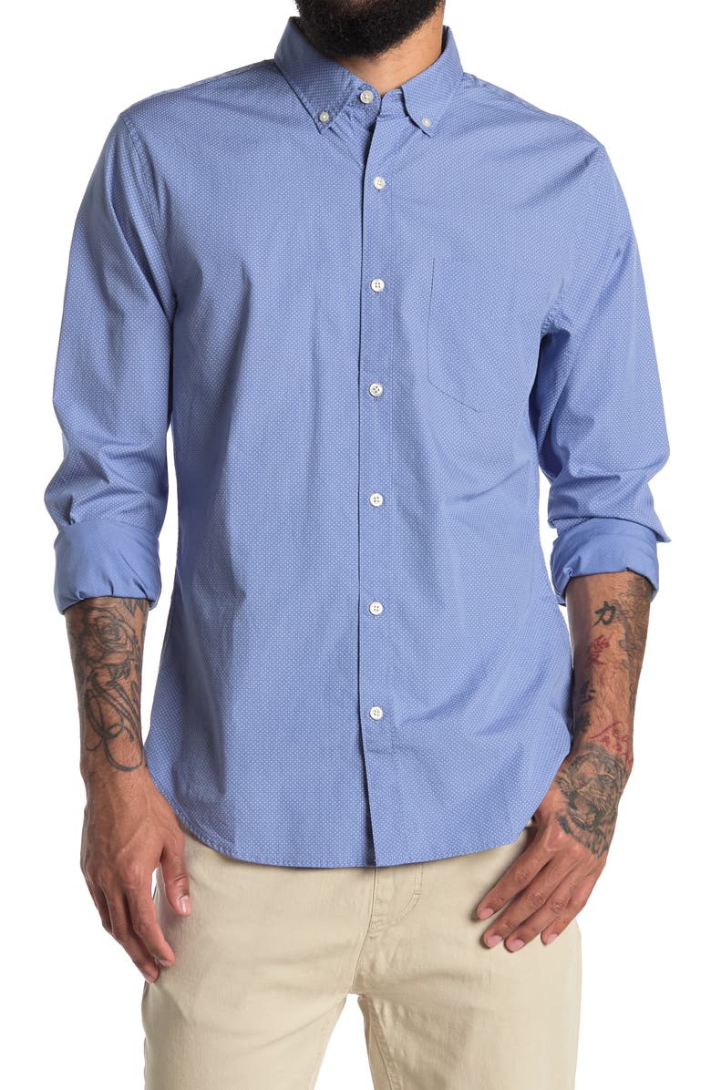 Bonobos Washed Button-Down Slim Fit Shirt, Main, color, 
