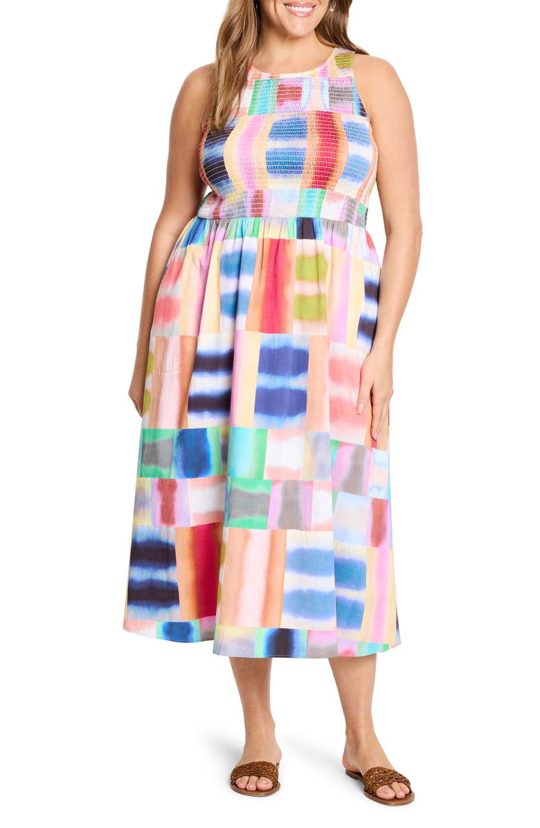Anna Portofino Print Midi Sundress