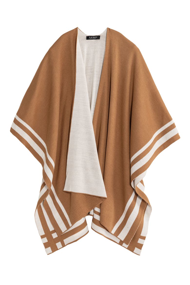 Jet Setter Reversible Knit Poncho (Women) | Nordstrom