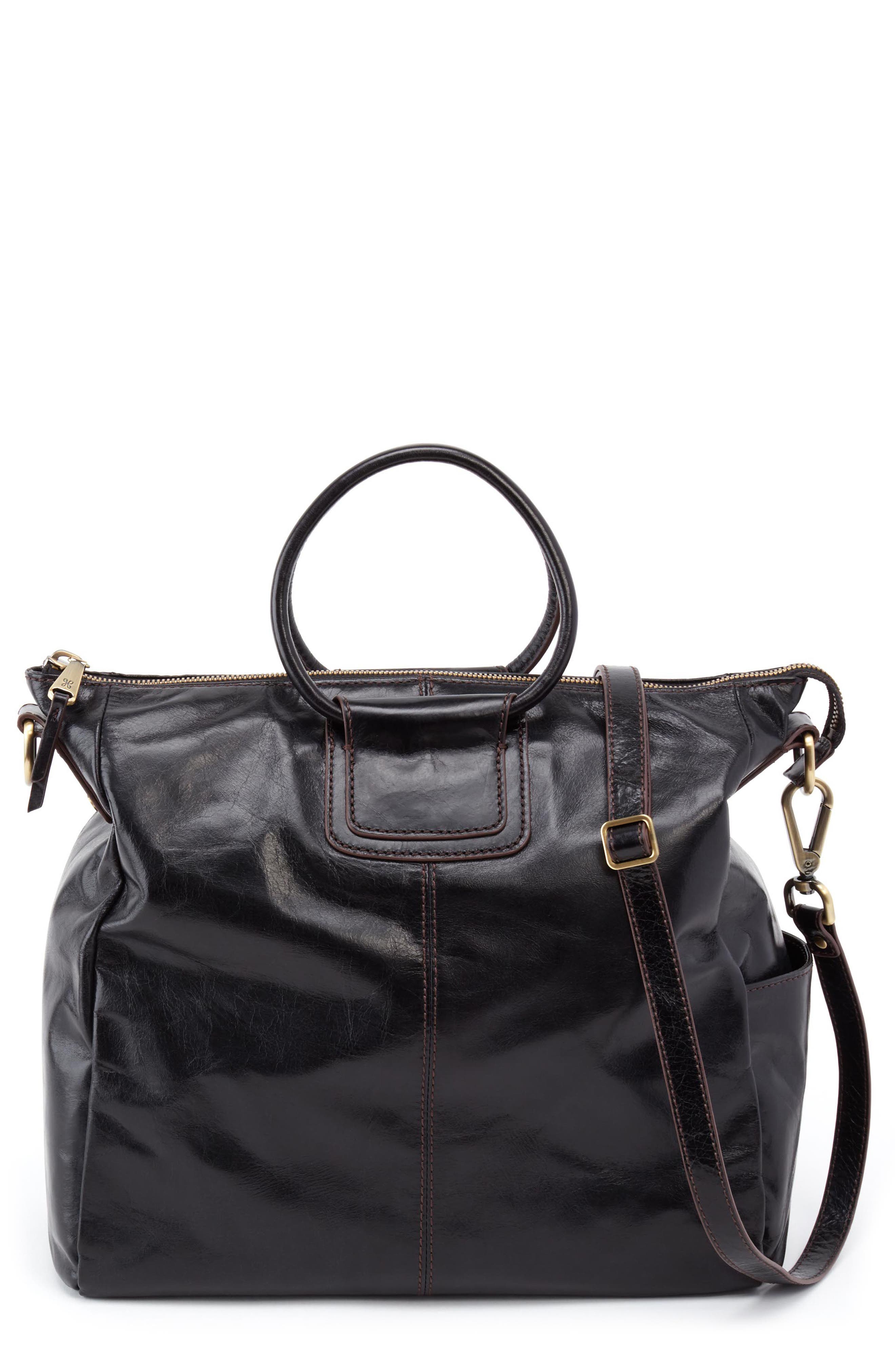HOBO Sheila Large Satchel, Main, color, Black