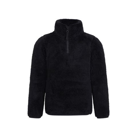 Childrens/Kids Teddy Half Zip Fleece Top