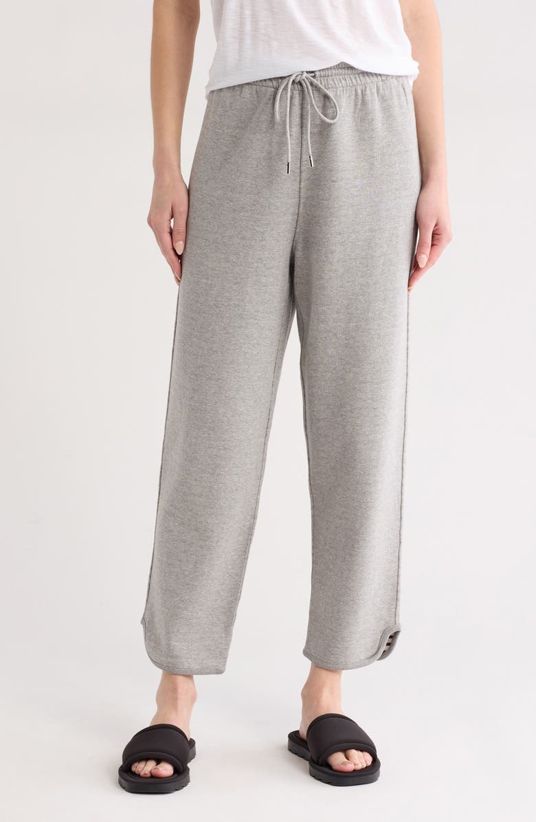 Theory Notch Stripe Joggers, Main, color, Grey