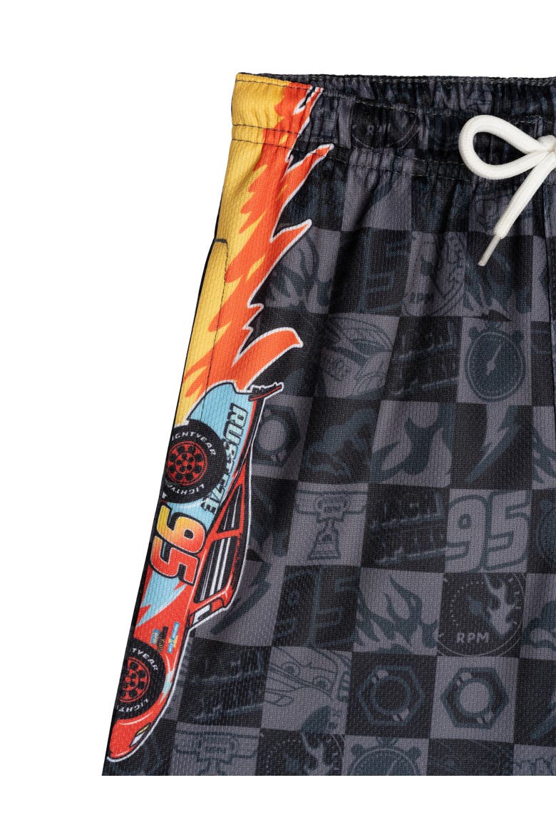Cars Lightning McQueen Athletic 2-Piece T-Shirt and Shorts Set, Alternate, color, McQueen Charcoal