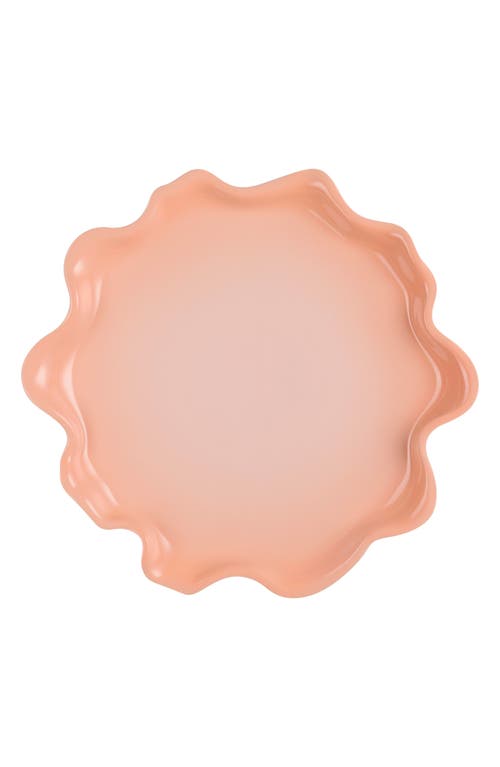 Le Creuset Stoneware Iris Serving Platter In Peche