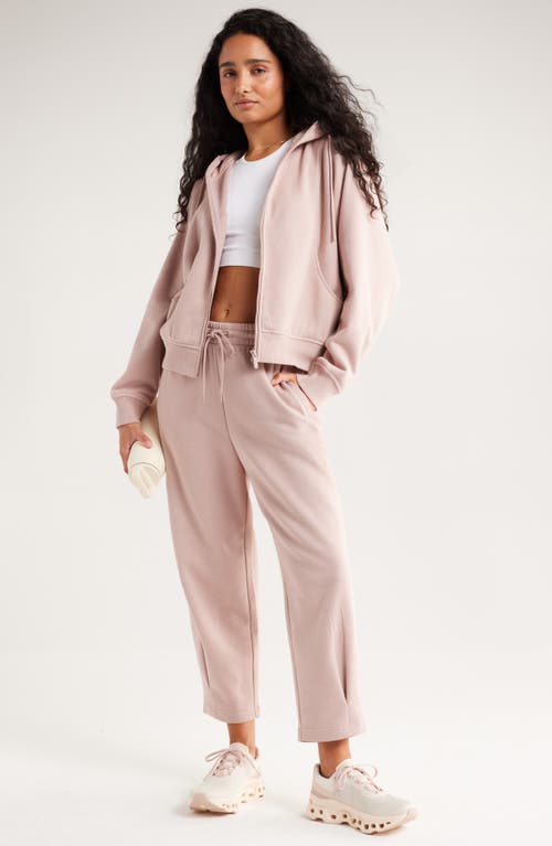 Zella Ultracozy Cloud Fleece Full Zip Hoodie In Pink