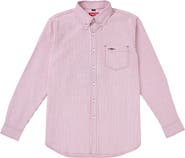 Sugarloaf Social Club The Tournament Stripe Cotton Blend Button-Down Oxford Shirt