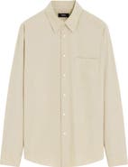 Theory Weekend Solid Cotton Button-Up Shirt