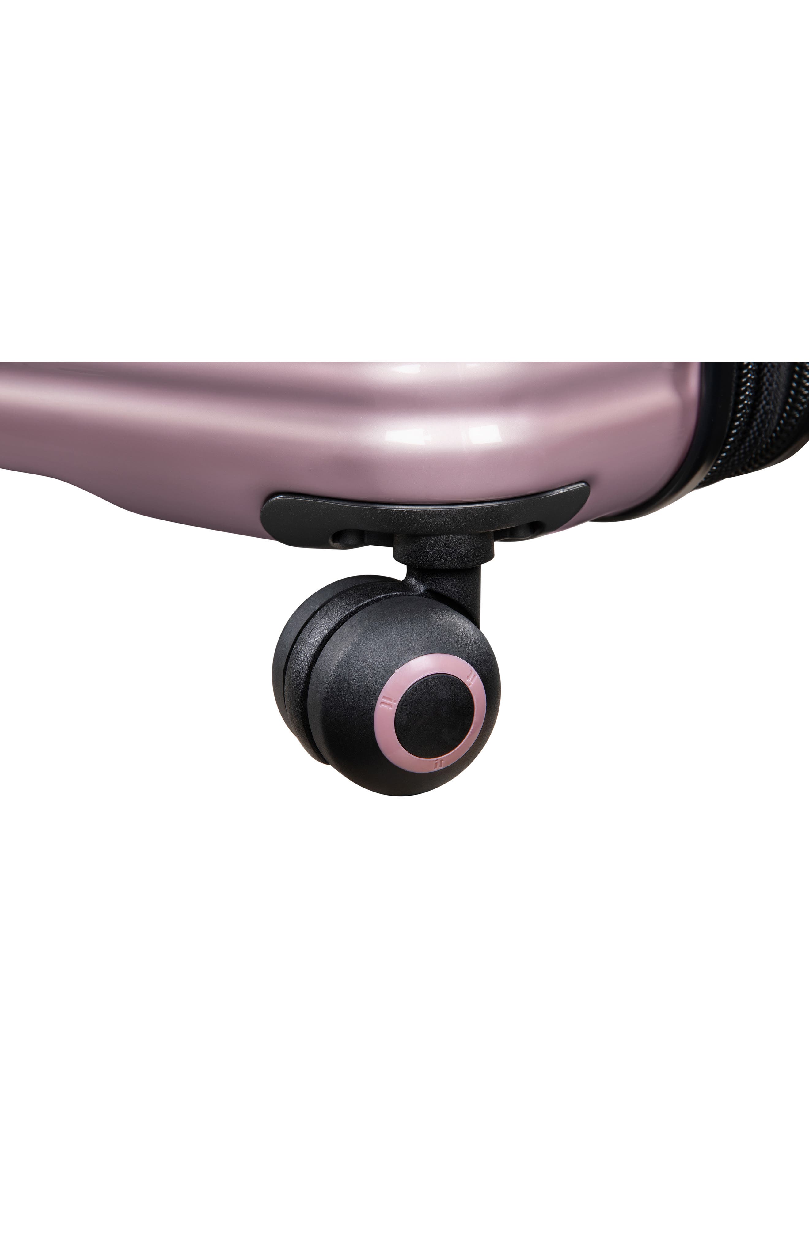 IT LUGGAGE Helixian 21-Inch Hardside Carry-On Luggage, Alternate, color, Metallic Rose Gold