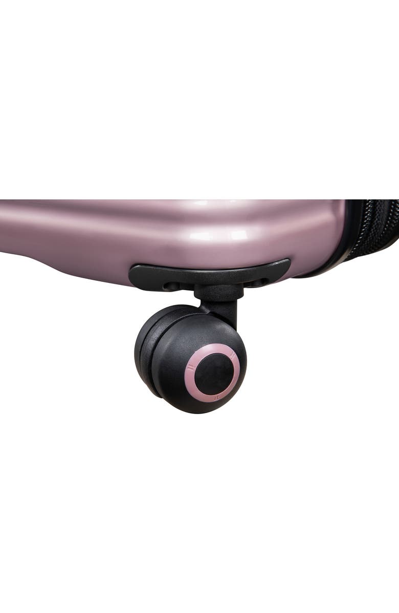 IT LUGGAGE Helixian 21-Inch Hardside Carry-On Luggage, Alternate, color, Metallic Rose Gold