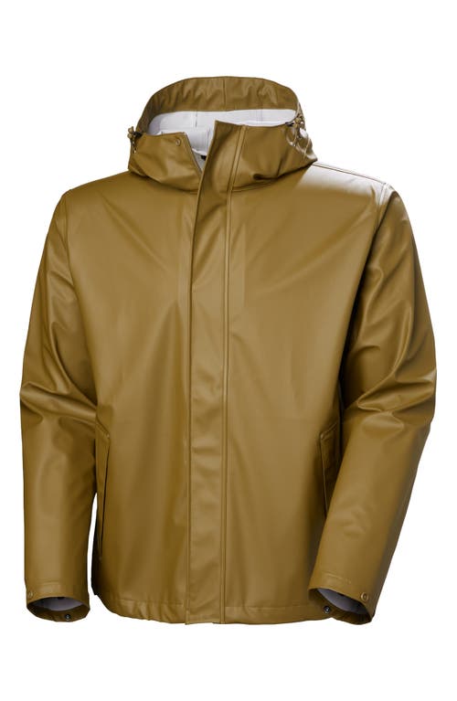 Helly Hansen Moss Waterproof Rain Jacket In Brown