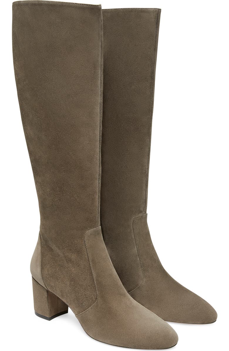 Stuart Weitzman Yuliana Knee High Boot, Main, color, Charcoal