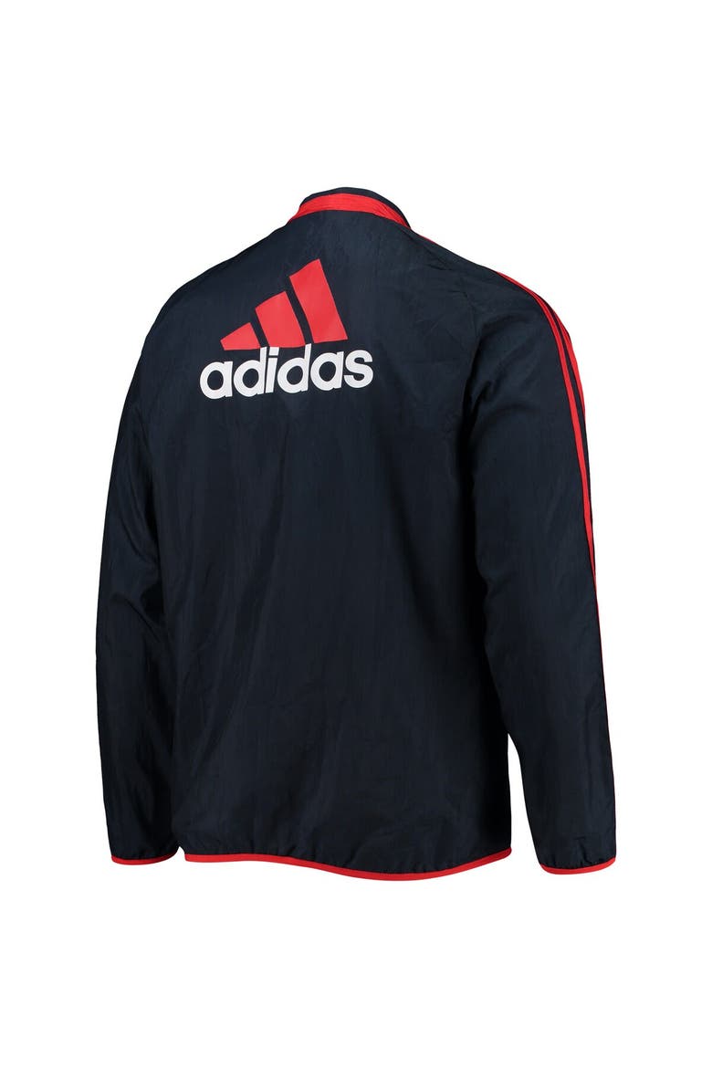Men's adidas Navy Bayern Munich Icons Woven Full-Zip Jacket, Alternate, color, Navy