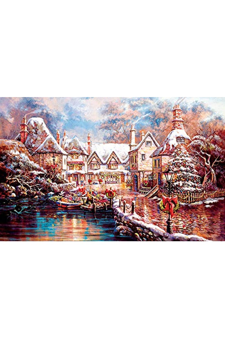 Christmas Cove 1000 piece Jigsaw Puzzle for Adults, Alternate, color, Multicolor