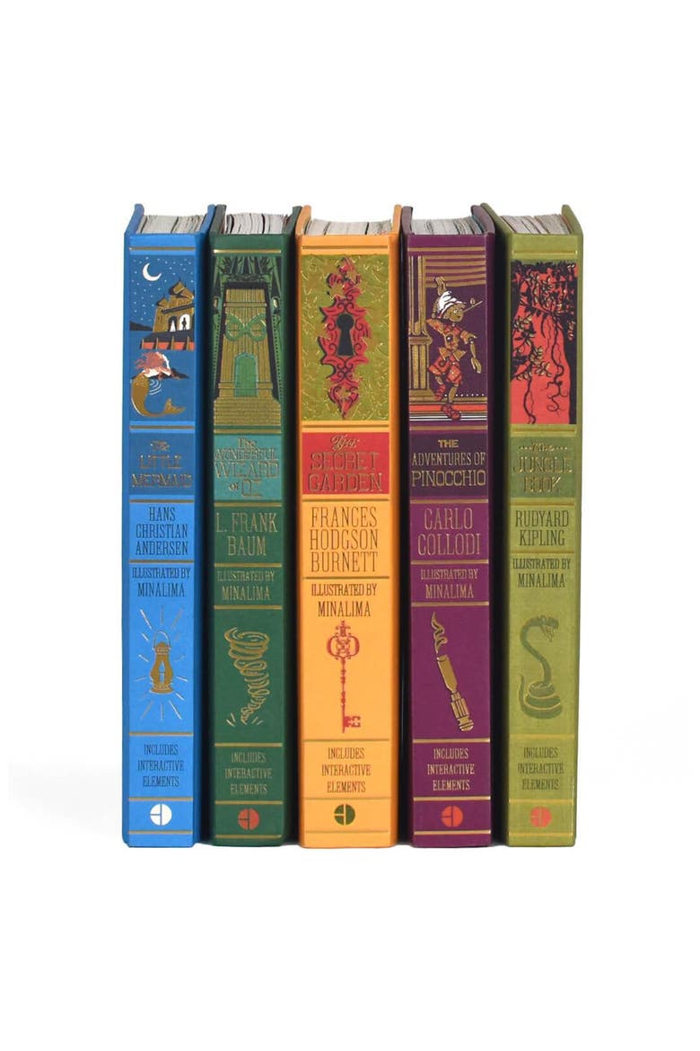 MinaLima Enchanting Children's Classics Book Set, Main, color, Multi