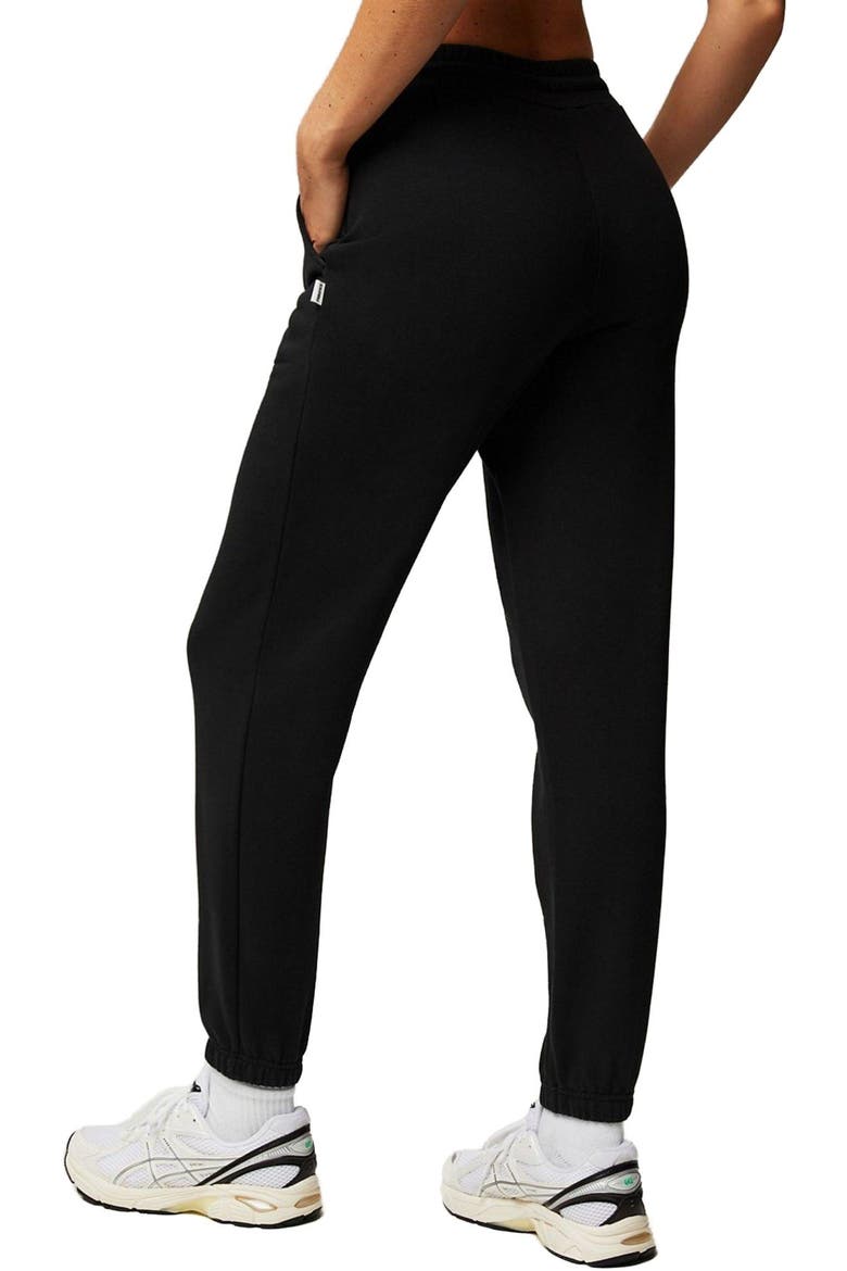 Women's Year Round Terry High-Waisted Sweatpant, Alternate, color, Black
