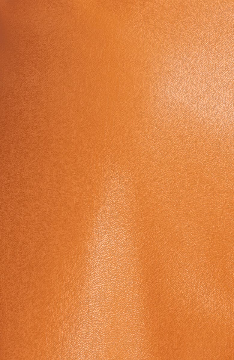 Nanushka Sekoya Vegan Leather Wrap Skirt, Alternate, color, 