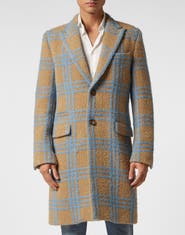 PHILIPP PLEIN Alpaca Wool Long Coat Men