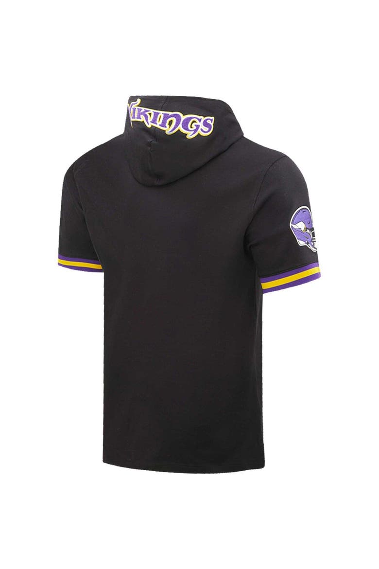 Men's Pro Standard Justin Jefferson Black Minnesota Vikings Player Name & Number Hoodie T-Shirt, Alternate, color, Black