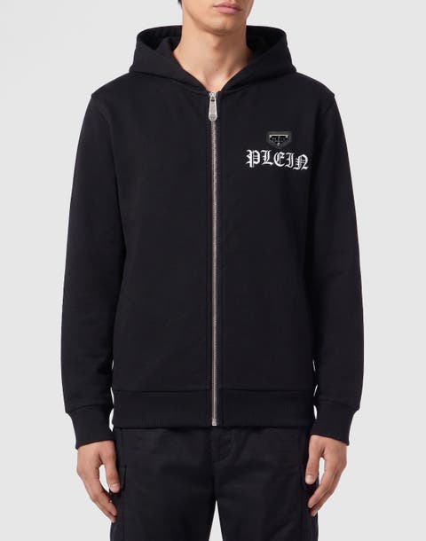 Hoodie Zip Skull Stones Men