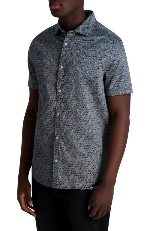 Karl Lagerfeld Paris Logo Short Sleeve Shirt In Black