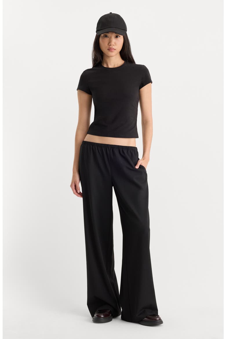 The Cap Sleeve Tee, Alternate, color, BLACK001
