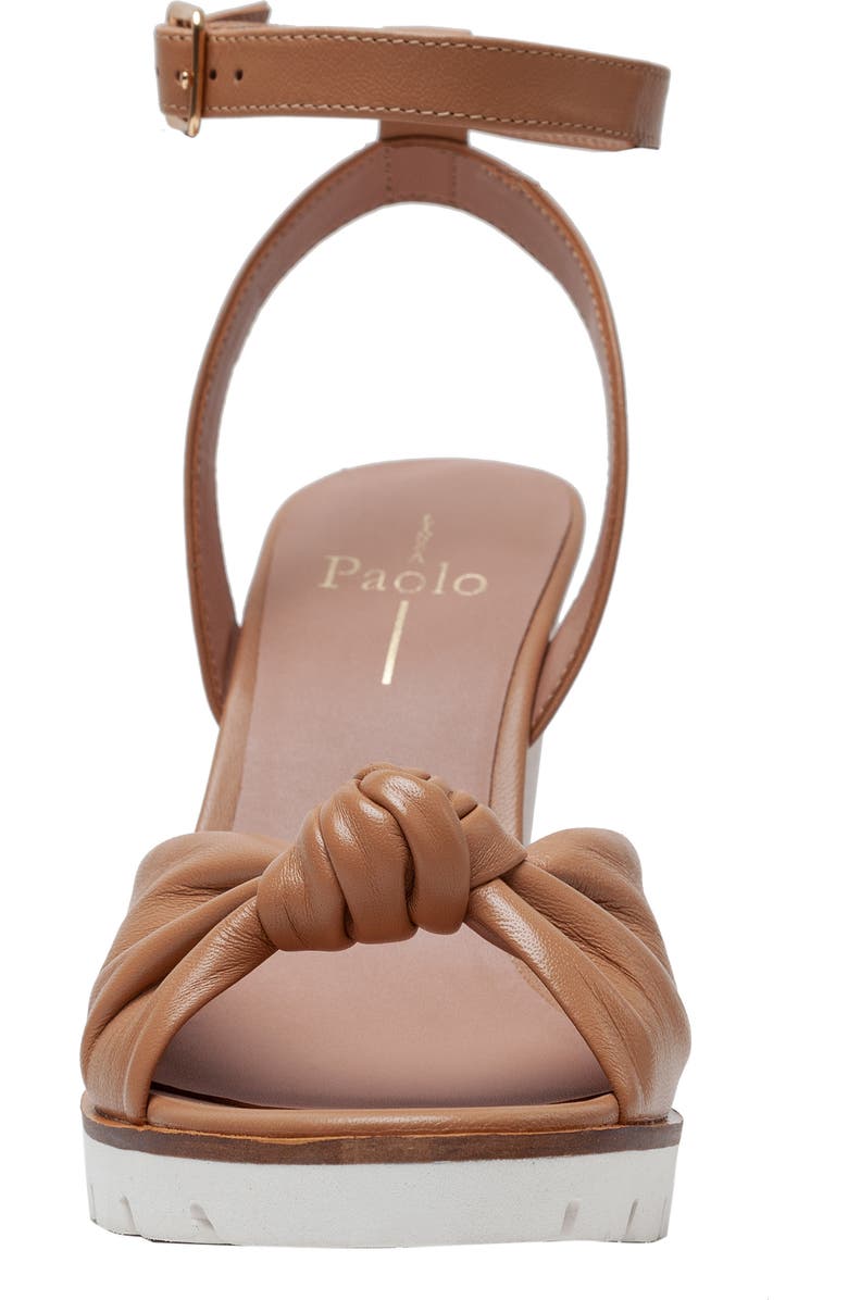 Linea Paolo Eliana Ankle Strap Wedge Sandal, Alternate, color, Desert