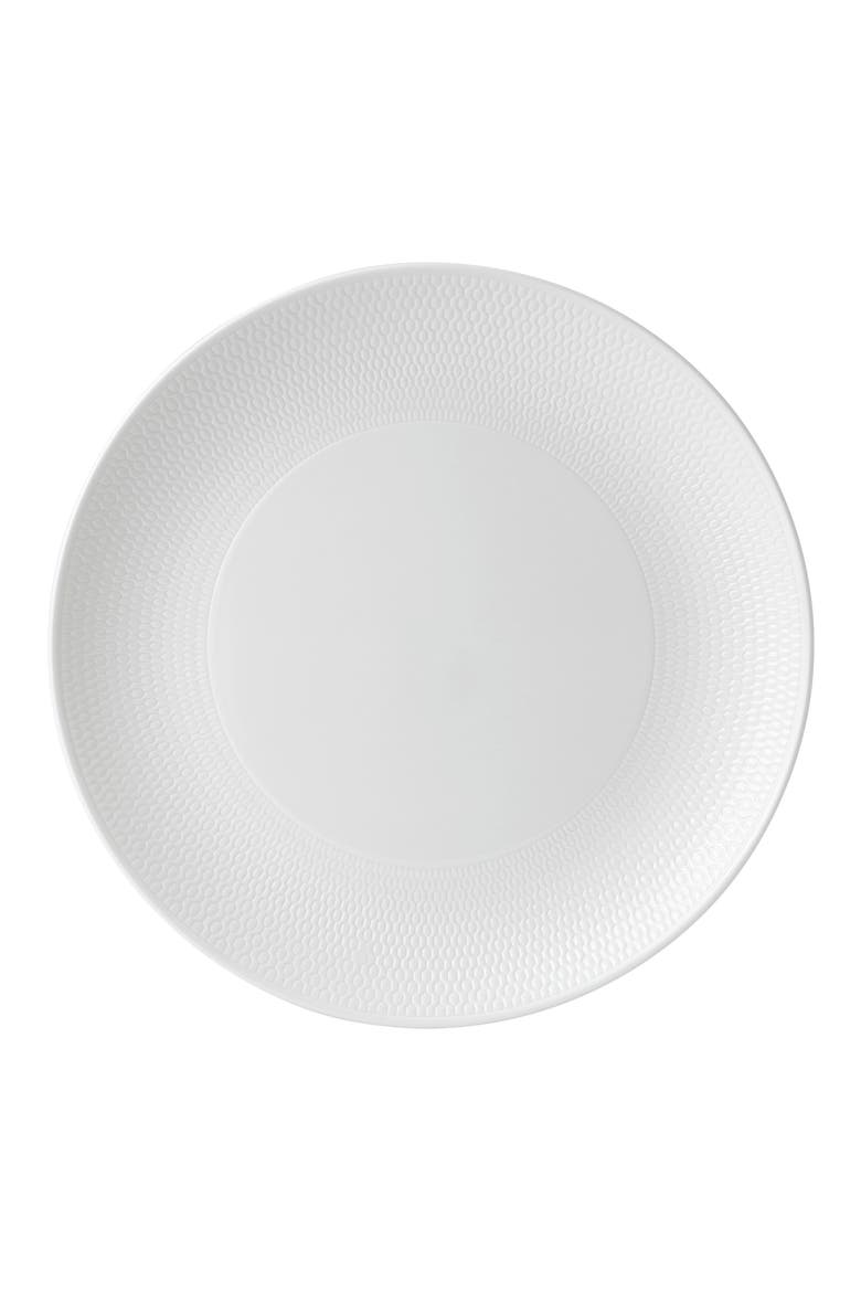 Gio Bone China Dinner Plate, Main, color, WHITE