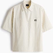 H&M Relaxed Fit Zip-top Twill Shirt