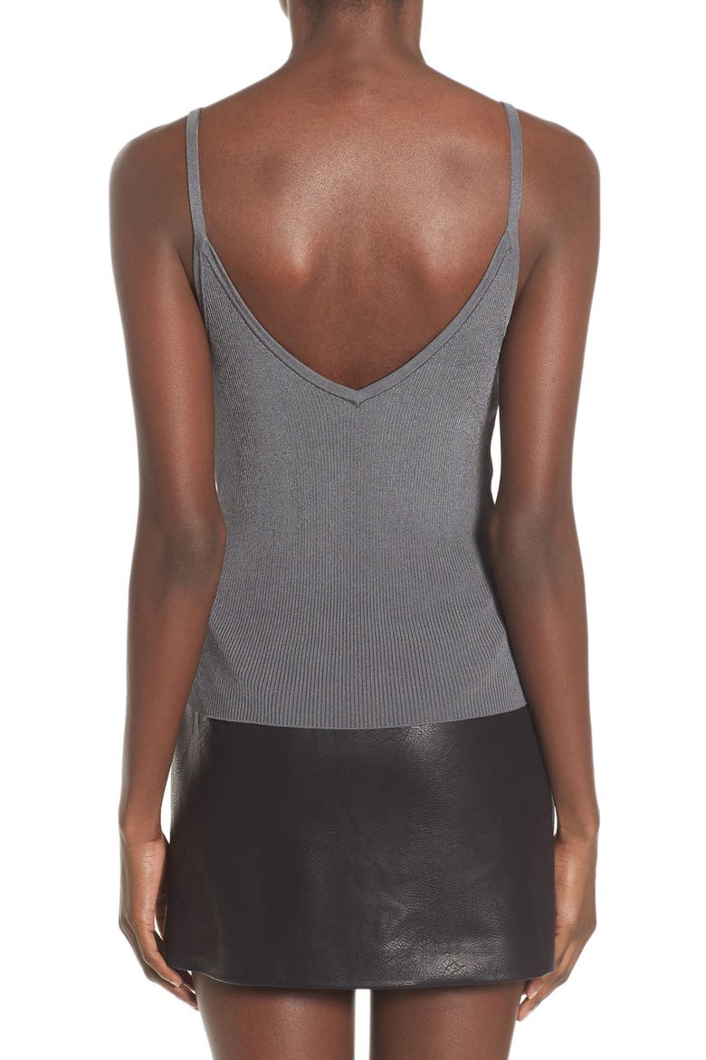Rib Tank, Alternate, color, GREY EBONY