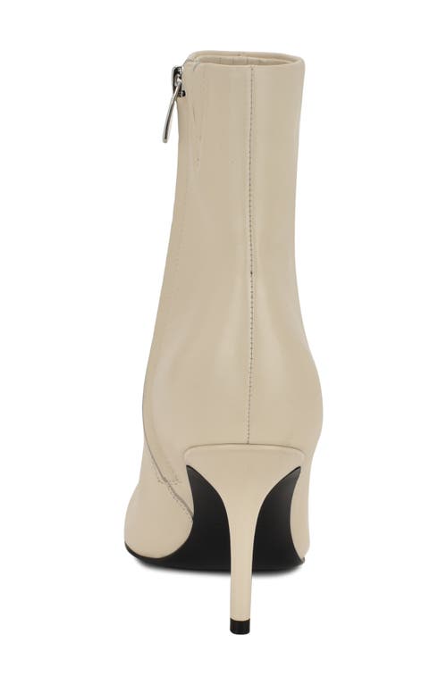 Nine West Ohmy Pointed Toe Bootie In White