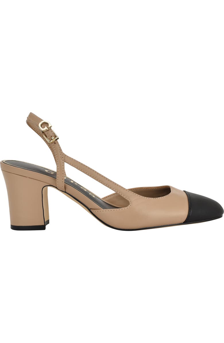 GUESS Loisa Slingback Pump, Alternate, color, Natural